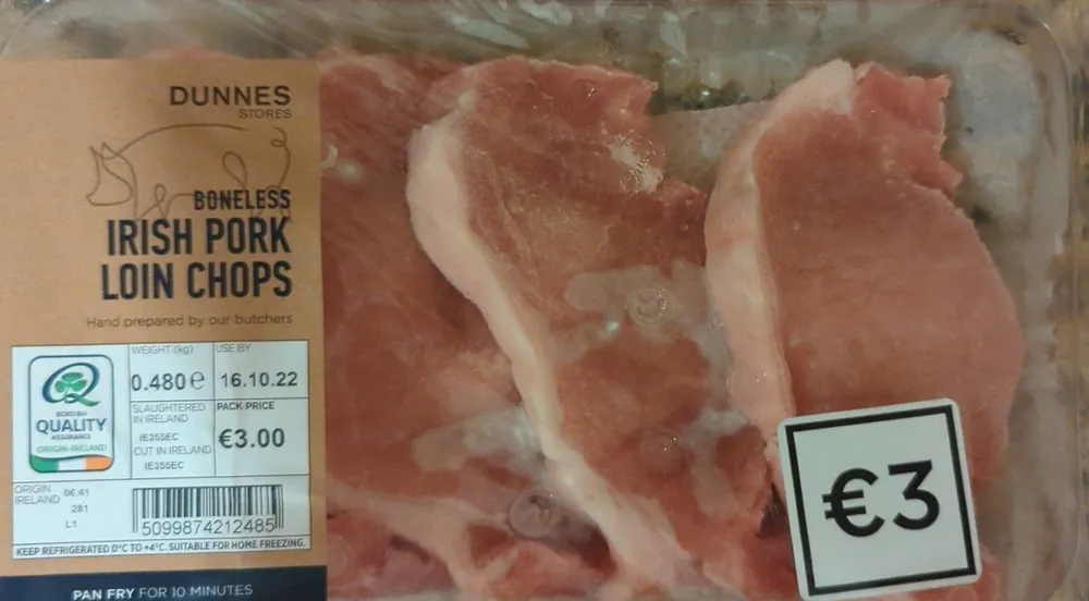 Irish Pork Loin Chops