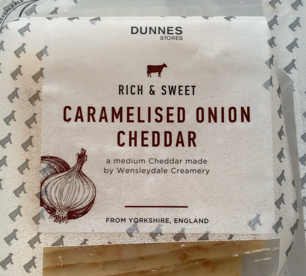 Caramelised onion cheddar