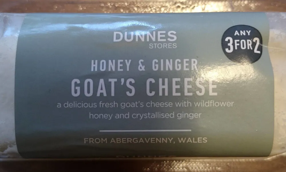 Goat's cheese honey & ginger