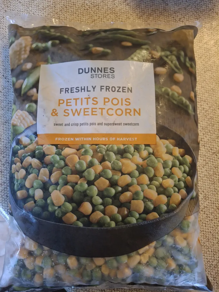 Frozen Petits Pois & Sweetcorn