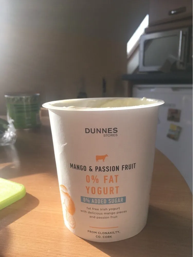 Mango & passion fruit Yogurt