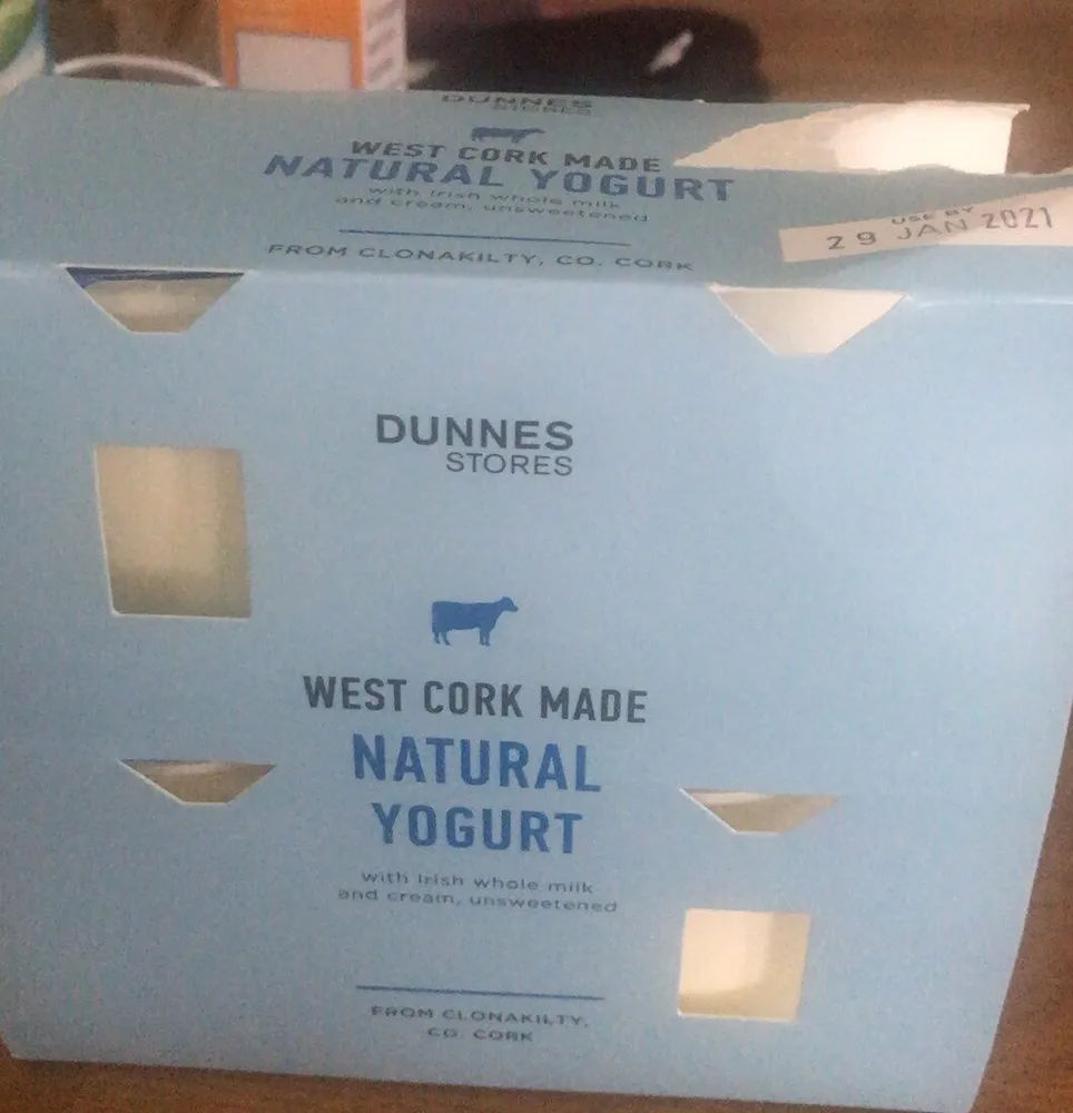 West Cork Made natural yoghurt
