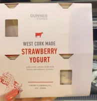 West cork made strawberry yogurt
