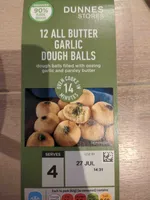 Garlic doughballs 20g