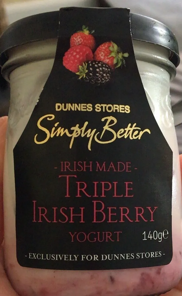 Triple irish berry yogurt