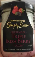 Triple irish berry yogurt