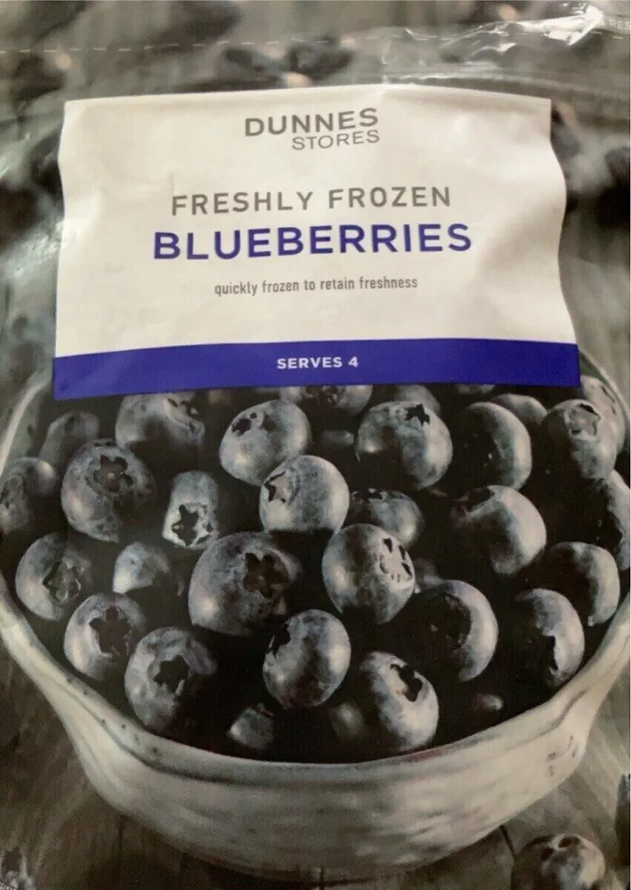 Frozen blueberries