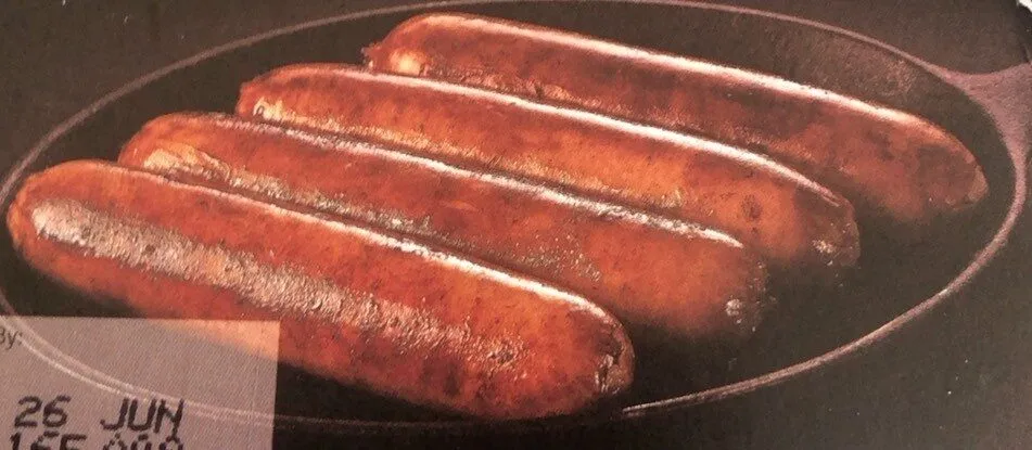 Irish pork sausages