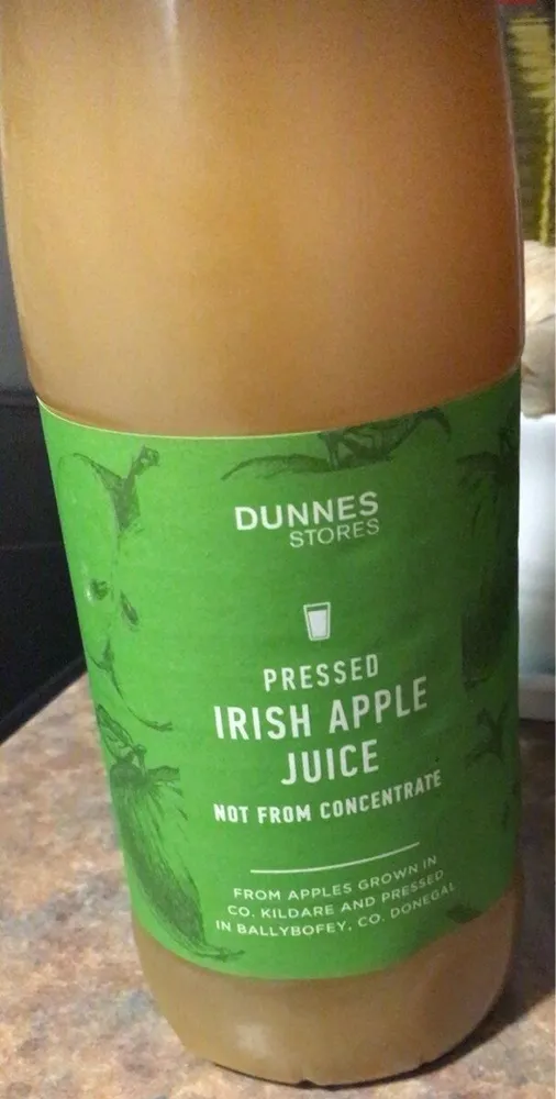 Pressed Irish apple juice