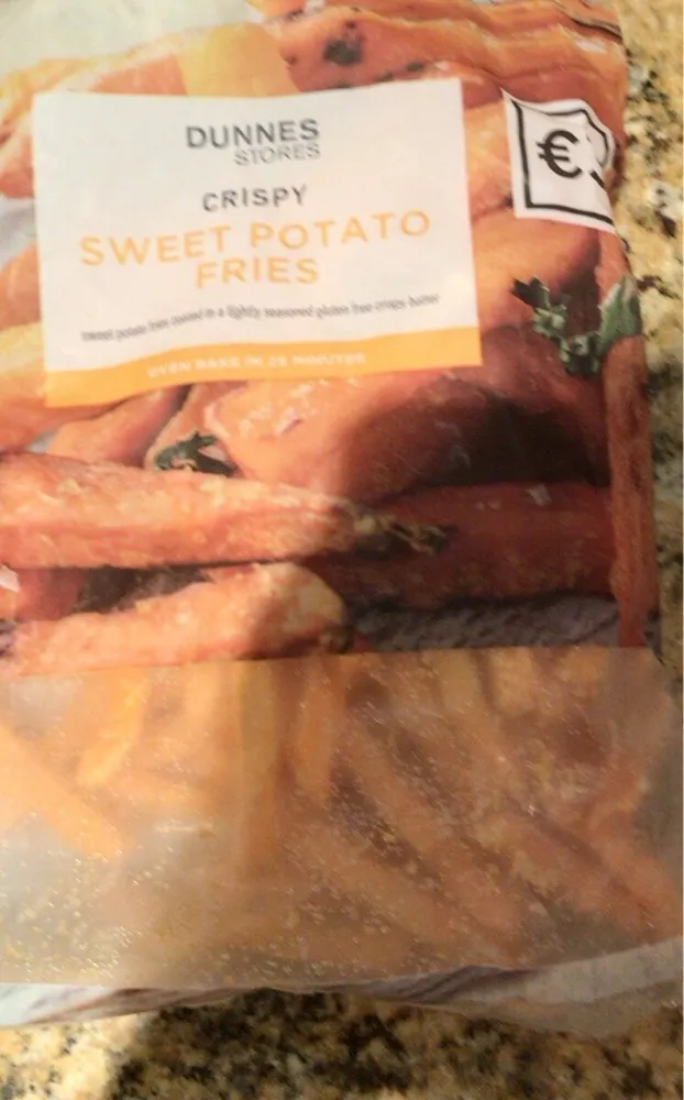 Crispy sweet potoatoe fries
