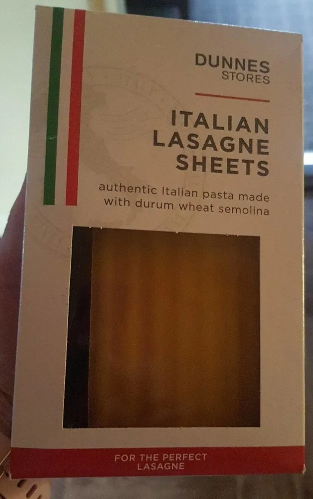 Italian lasagna sheets