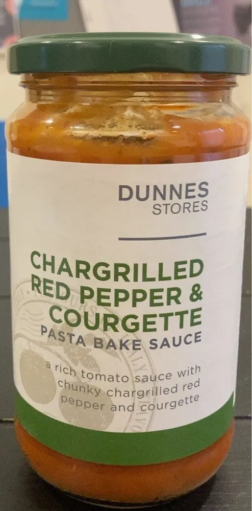 Chargrilled red pepper & courgette pasta bake sauce