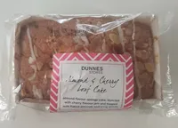 Almond and cherry loaf cake