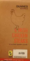 4 Irish chicken steaks