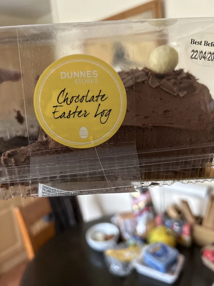 Chocolate Easter Log