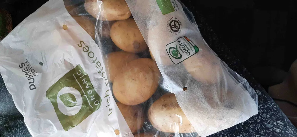Organic irish potatoes