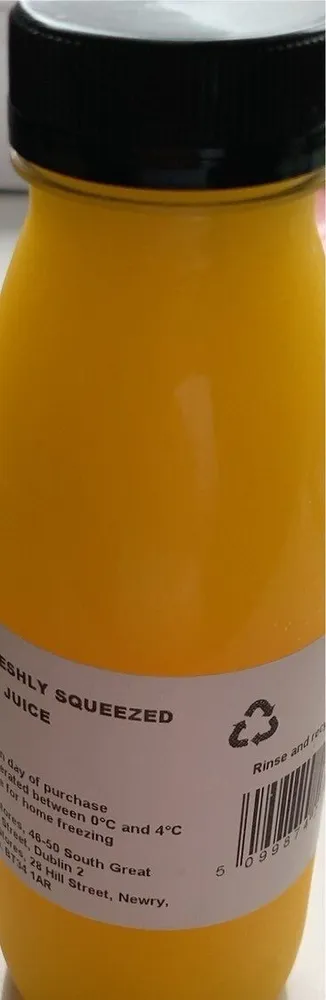 Freshly squeezed orange juice