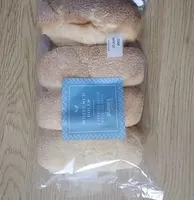 White sub rolls 4 Semolina Dusted white sub rolls