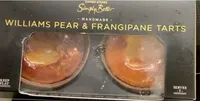 Williams pear & frangipane tarts