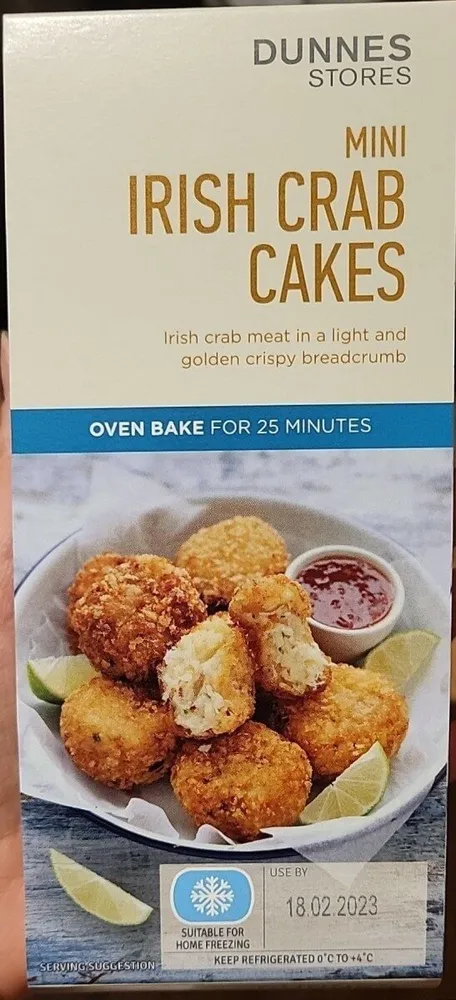 Mini irish crab cakes