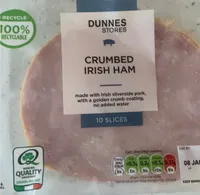 Crumbed irish ham