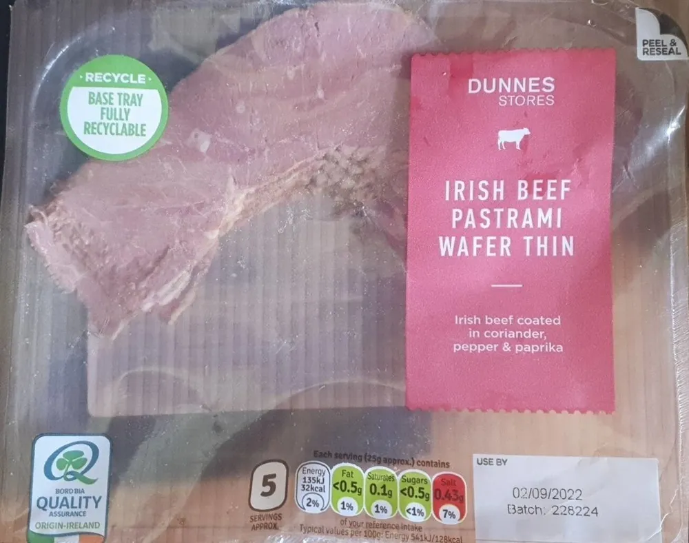 Irish Beef Pastrami Wafer Thin