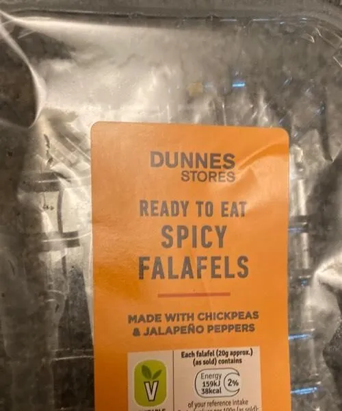 Spicy falafels