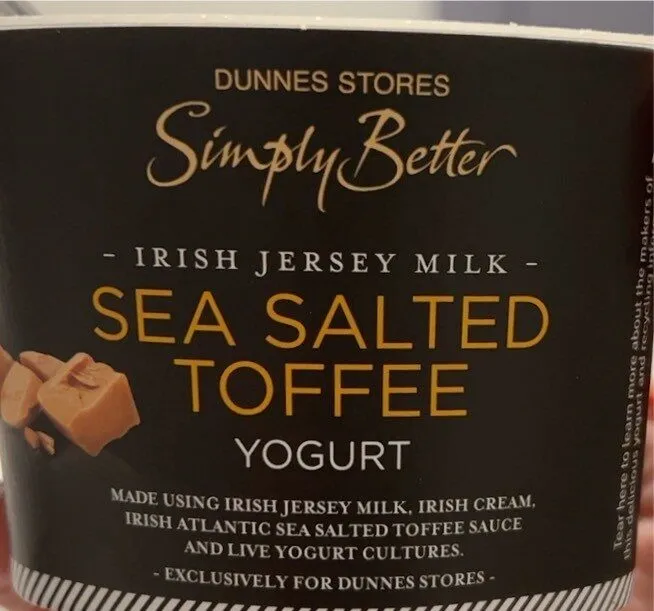 Sea Salted Toffee Yogurt