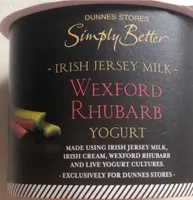 Wexford Rhubarb yogurt