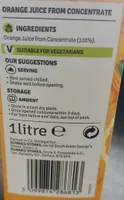 Pure Orange Juice from concentrate