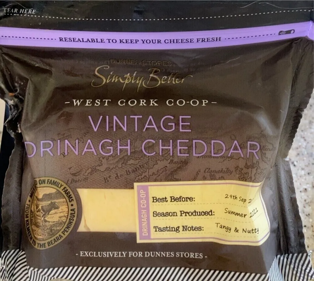 Vintage Drinagh Cheddar