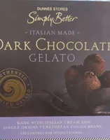 Dark chocolate gelato
