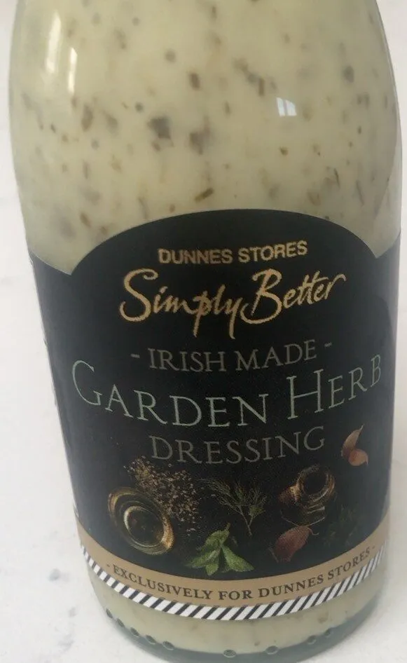 Garden herb dressing