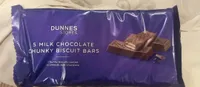 Chocolate Chunky Biscuit Biscuit Bars