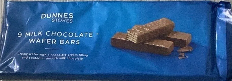 Milk chocolate wafer bars