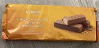 8milk chocolate carmel wafer bars
