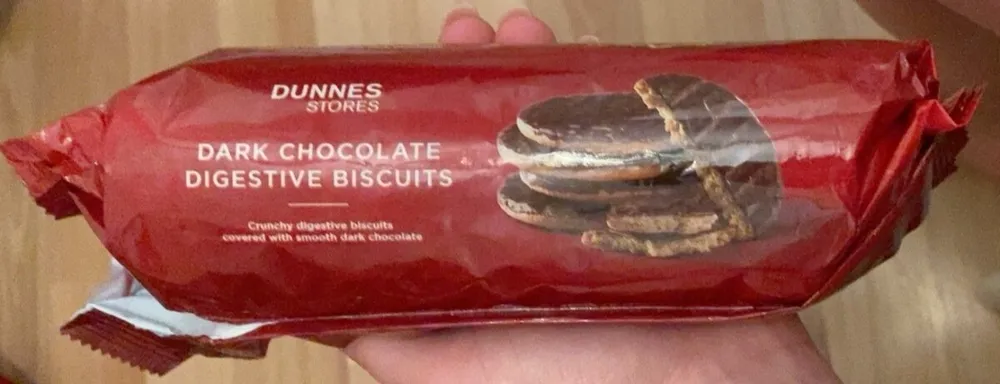 DARK CHOCOLATE DIGESTIVE BISCUITS