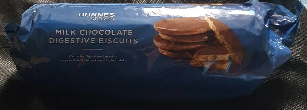 Milk chocolate digestive biscuits
