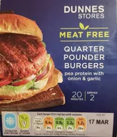 Meat Free Quarter Pounder burgers