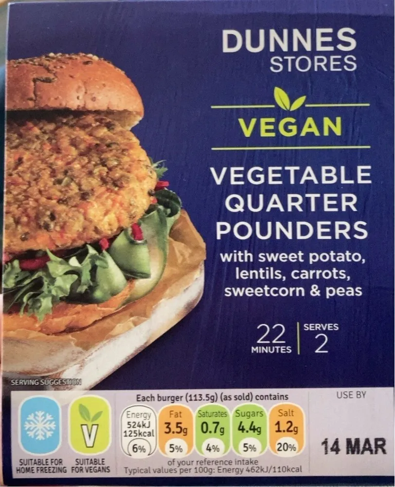Vegetable Quarter Pounder