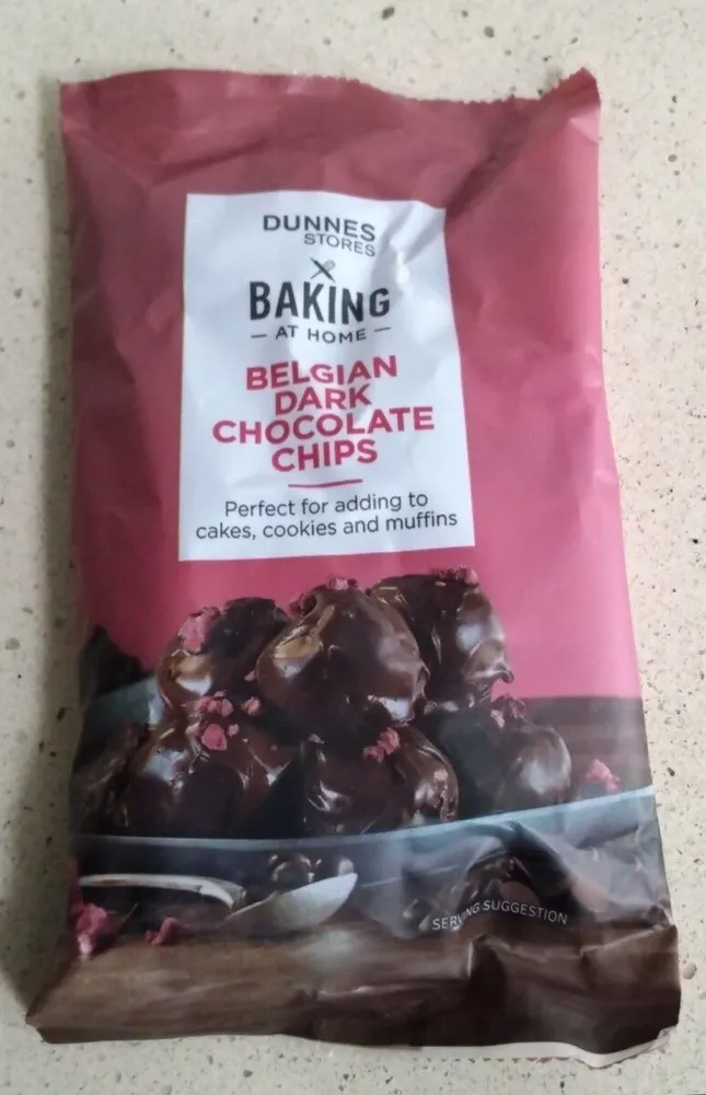 Belgian dark chocolate chips