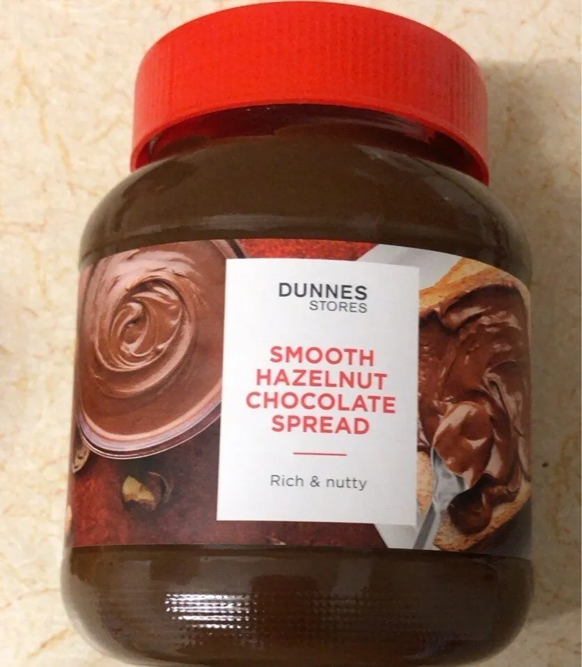 Smooth hazelnut chocolate spread
