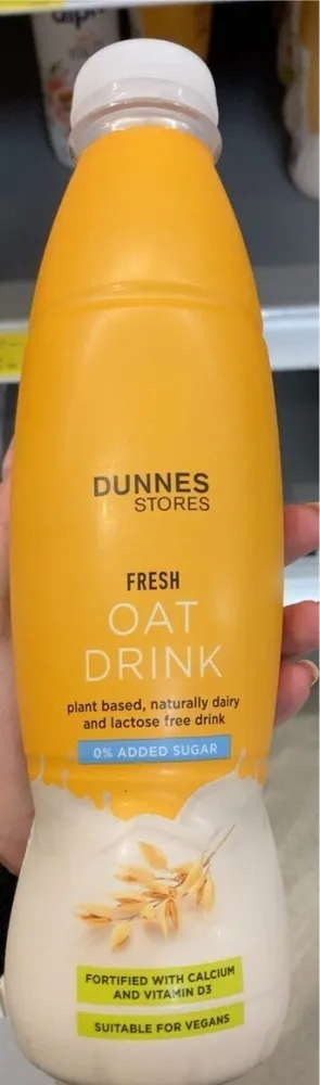 Dunnes fresh oat drink
