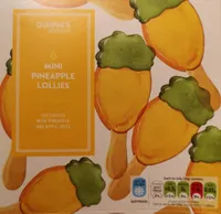 Mini pineapple lollies