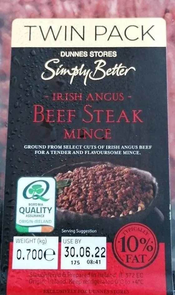Beef steak mince
