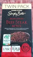 Beef steak mince
