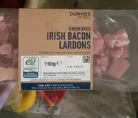 Undmoked irish bacon lardons