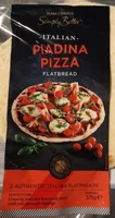 Italian piadina pizza flatbread