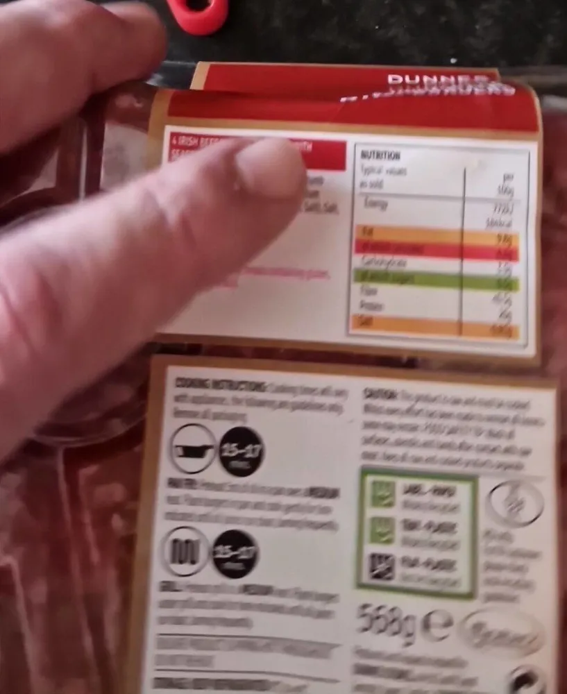 Irish beef rib steak burgers