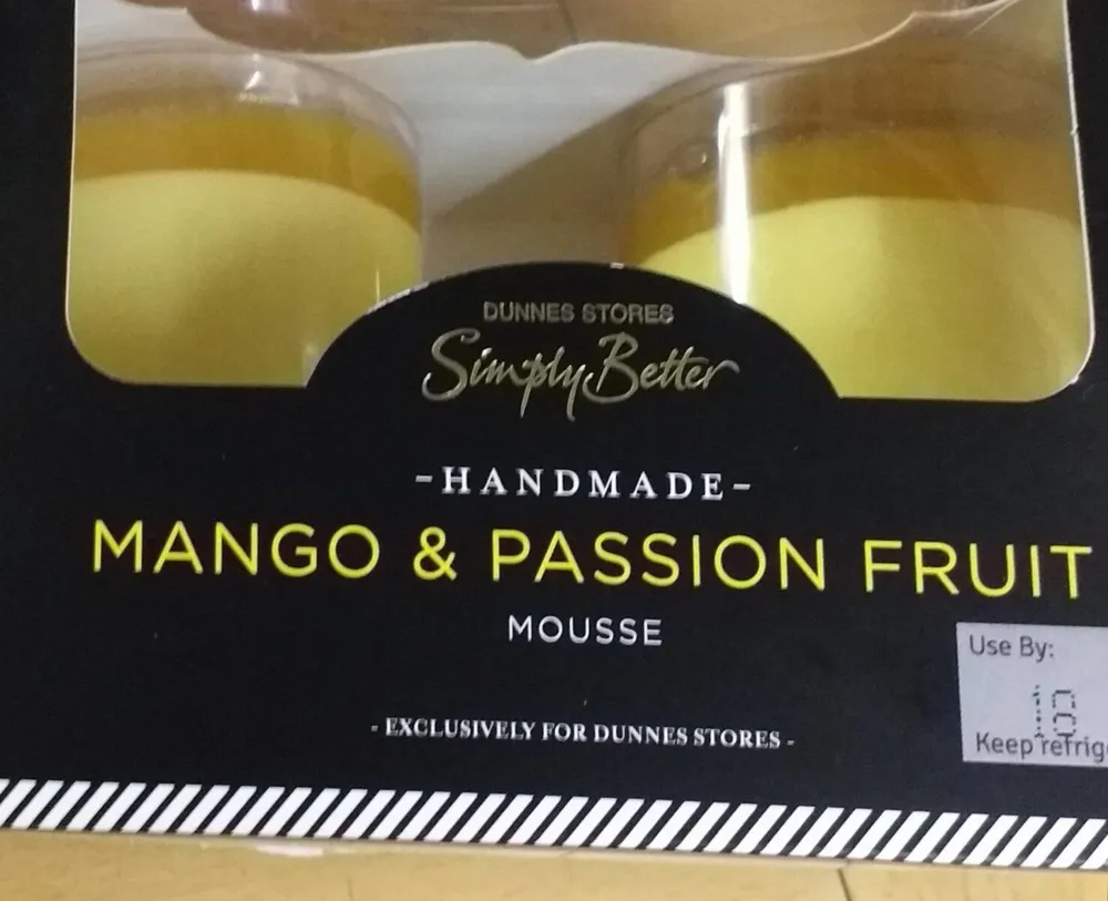 Mango Passionfruit mousse